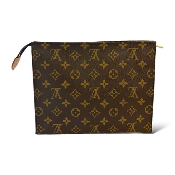 Louis Vuitton Pochette Accessoire leather clutch bag - Picture 1 of 12